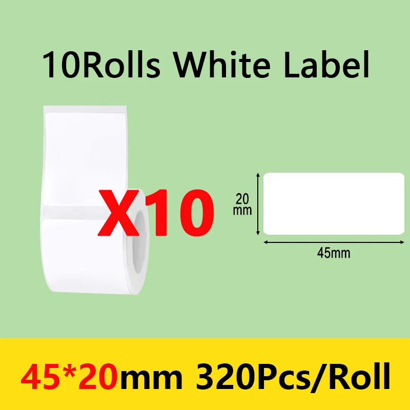 Niimbot B21/B1/B203 Mini Bluetooth Thermal Printer – Waterproof Oil-Resistant Label Maker with Adhesive Sticker Paper for Office Use