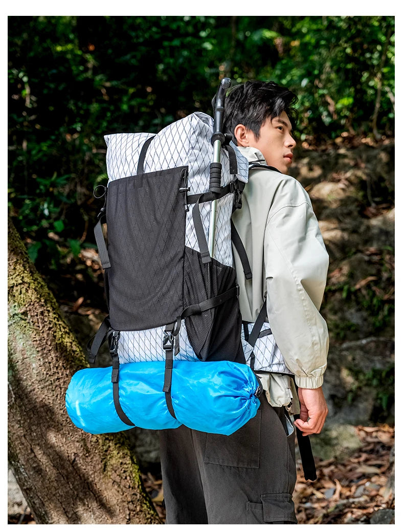 40L Outdoor Hiking Backpack – Waterproof Camping & Climbing Bag, Large Capacity Travel Backpack for Men & Women (2024 New)