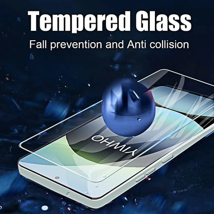 4 Pack Tempered Glass Screen Protector for Xiaomi Redmi Note 14/13/12/11/10 Pro 4G/5G Full Cover Front Protective Film