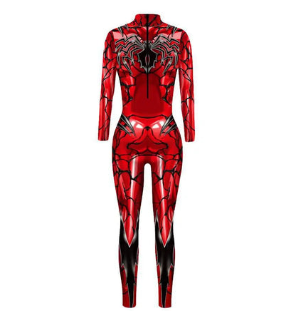MINISO Women’s Cosplay Bodysuit – Sexy Spiderman, Iron Man & Gwen Stacy Jumpsuit for Halloween & Superhero Parties
