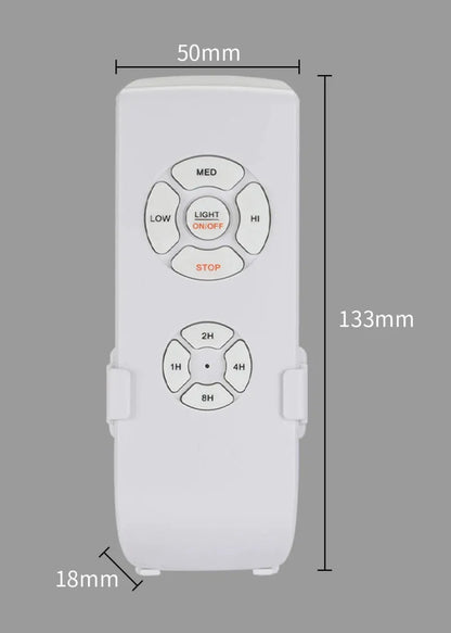 Tuya WiFi Smart Ceiling Fan Light Kit – Remote & App Control, Adjustable Speed, Alexa & Google Home Compatible