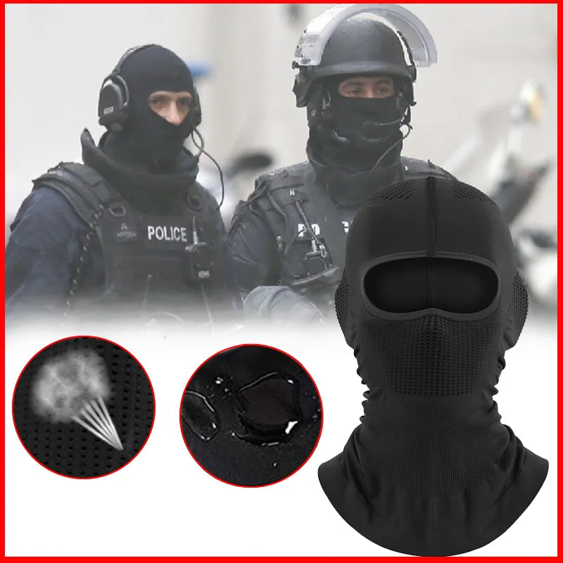 Military Tactical Balaclava Face Mask - Breathable, Dustproof, Wear-Resistant for Army, Police, Motorcycle Helmet Liner