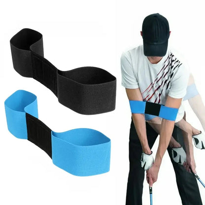 Professional Elastic Golf Swing Trainer Arm Band – Gesture Corrector for Men, Women & Beginners