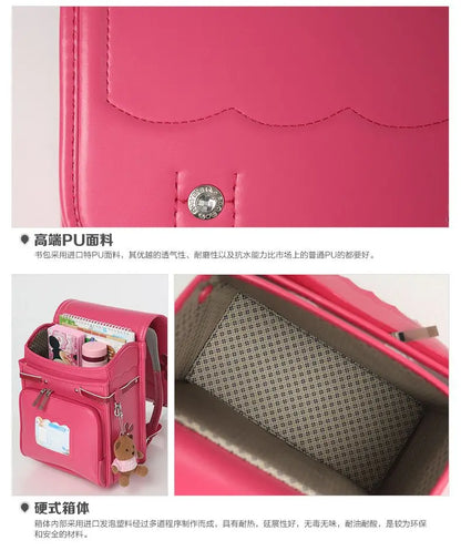 Fashion School Backpack for Boys & Girls – Japanese Style Large Capacity Kids Student Book Bag