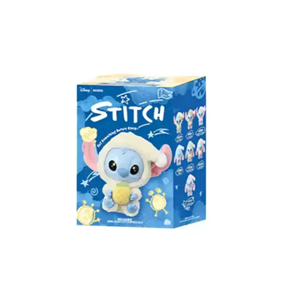 Miniso Disney Stitch Vinyl Blind Box – 'Eat Something Before Sleep' Series Mystery Bag Pendant Toy, Cute Collectible Gift for Adults