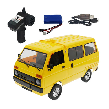 WPL D42 1/10 RC Drift Truck 2.4G 2WD Remote Control Off-Road Car with LED Lights – Toy Gift for Boys & Kids