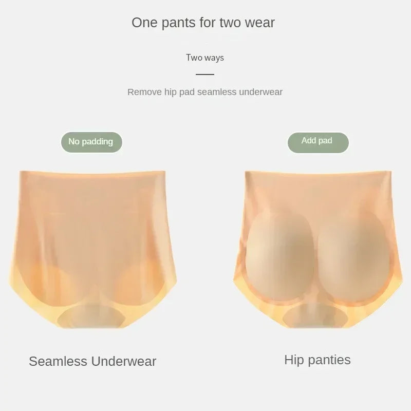 Summer Seamless Bodyshaper Panties – Silicone Hip & Butt Pads, Push-Up Briefs, Sexy Bum Lifter Lingerie