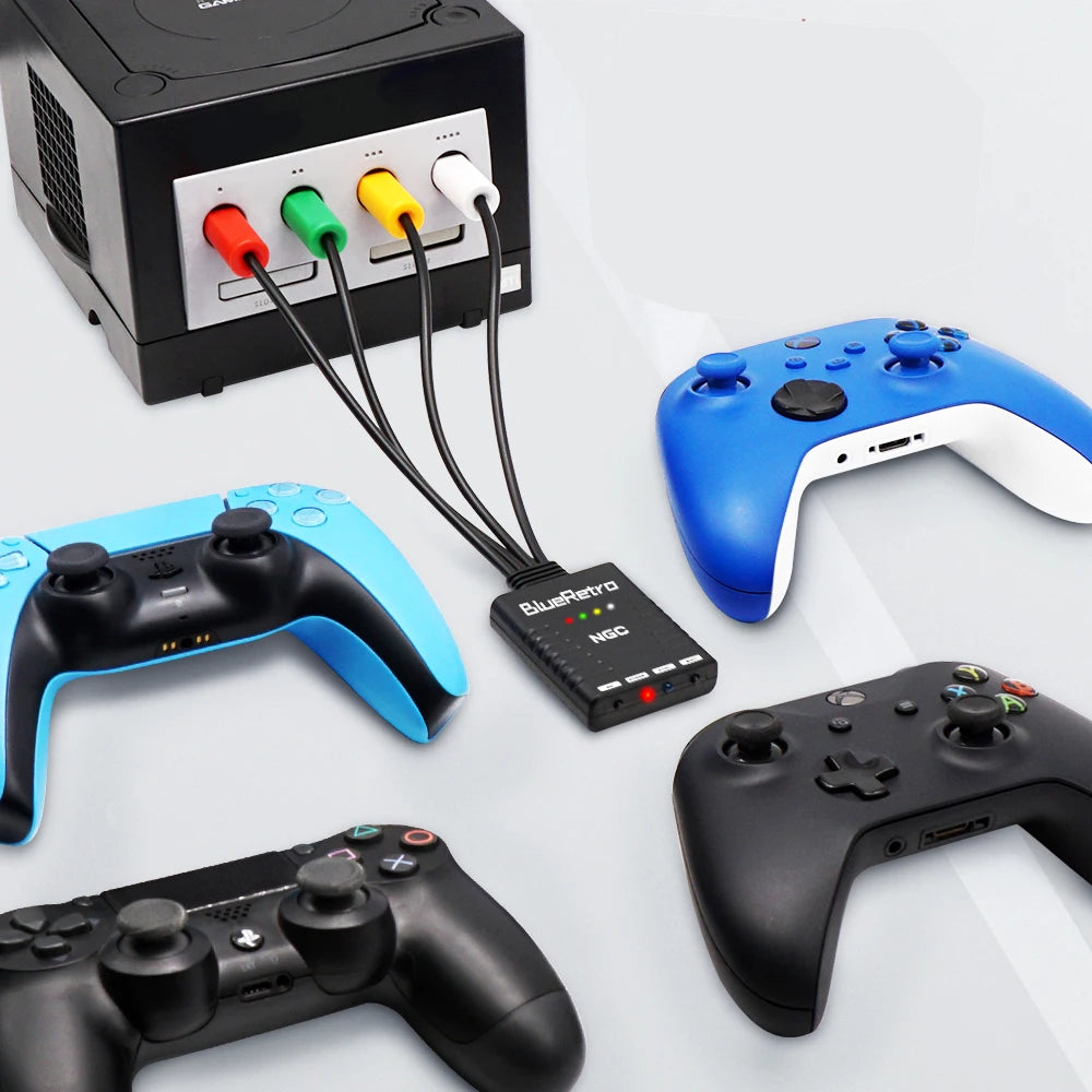 BlueRetro Wireless Adapter for GameCube – Connect PS3/PS4/PS5, Switch Pro, Wii & 8BitDo Controllers