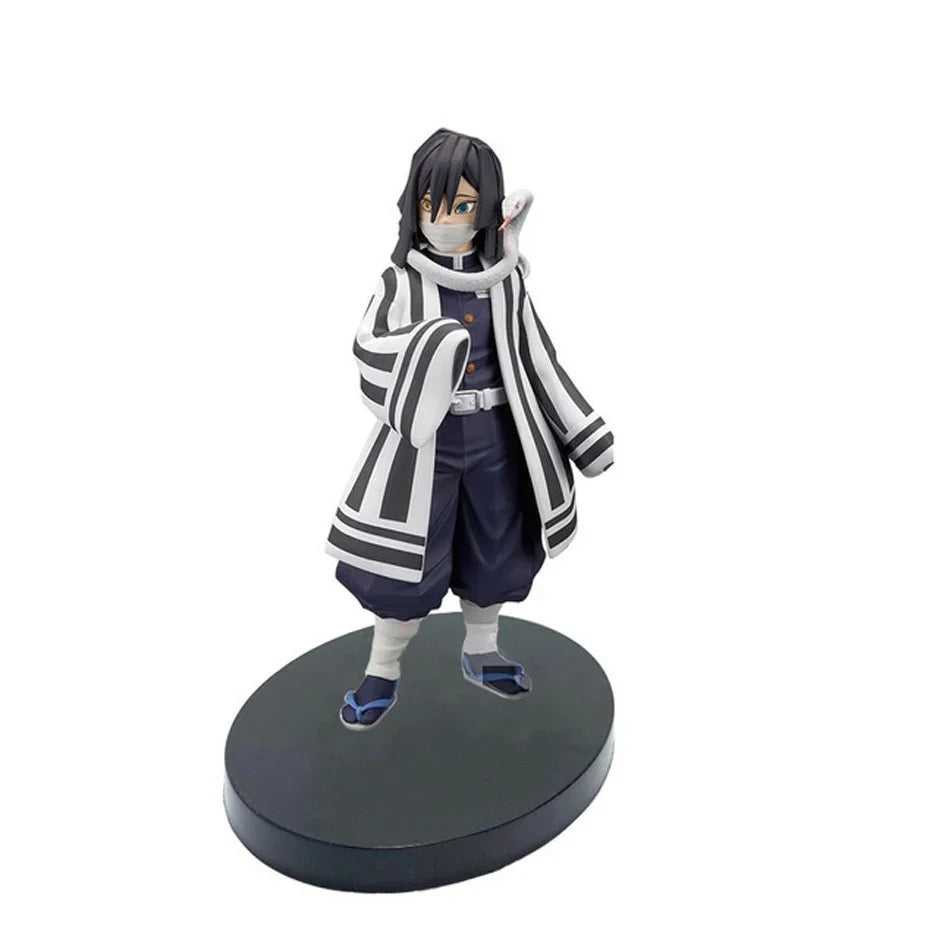 Anime Demon Slayer Kimetsu No Yaiba Action Figures – Tanjirou, Nezuko, Zenitsu & Inosuke PVC Model Toys
