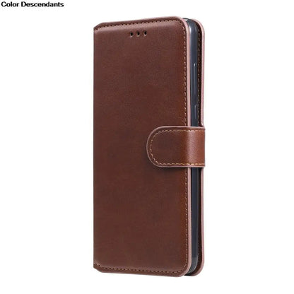 Samsung Galaxy S26–S22–S21–S20 FE–A57–A52–A37–A32–A22–A13–A12 Case - Single Color Flip Protective Phone Cover