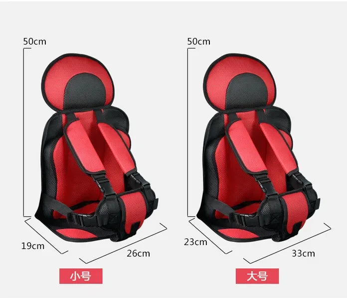 Breathable Child Safety Seat Mat: Adjustable Cushion for Baby Car Seats & Strollers - Chairs Mats for 6 Months to 12 Years Old