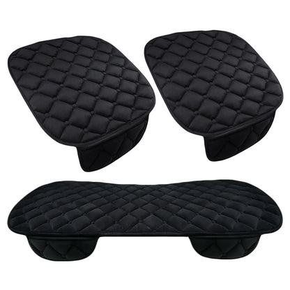 Plush Car Seat Cover - Soft Anti-Slip Universal Seat Cushion Protector