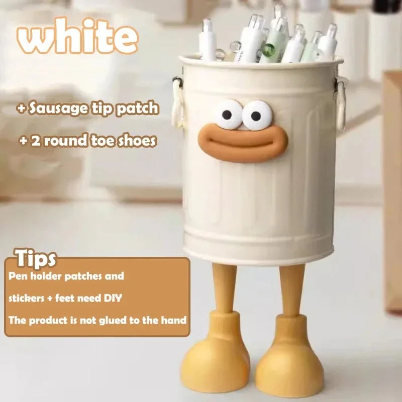 Cartoon Pen & Pencil Holder — Desk Organizer for Office, Home, and Study Storage