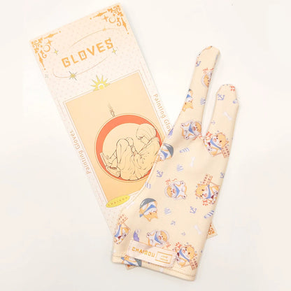 Cute Two-Finger Glove for iPad/Graphics Tablets – Sweat-Proof Sketching and Painting Glove for HUION, WACOM, XP-PEN – Ideal for Art Students