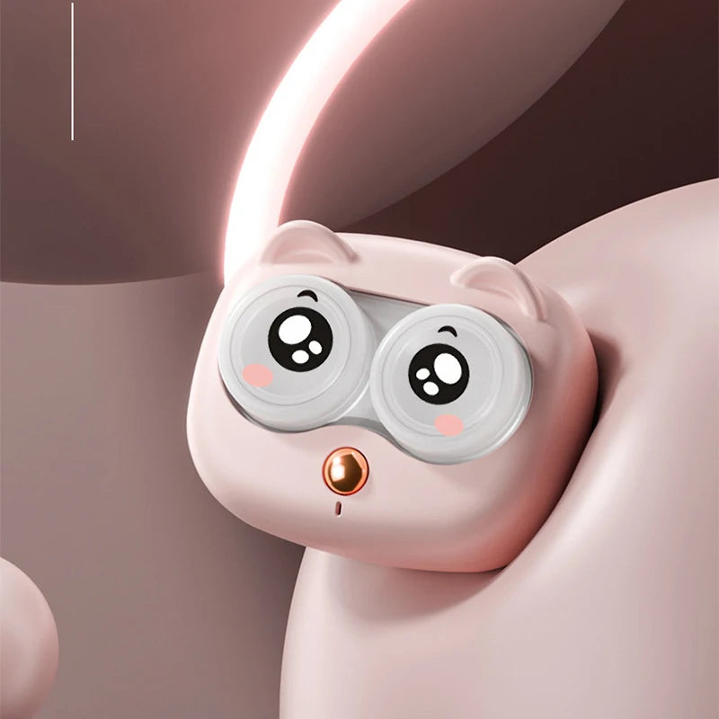 Portable Ultrasonic Contact Lens Cleaner Case – Removable Box Cleaning Machine for Removing Tear Protein & Lens Hygiene Care
