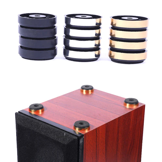 4PCS Speaker Spikes Stand Feet – Audio Speaker Repair Parts & Accessories for DIY Home Theater Sound System