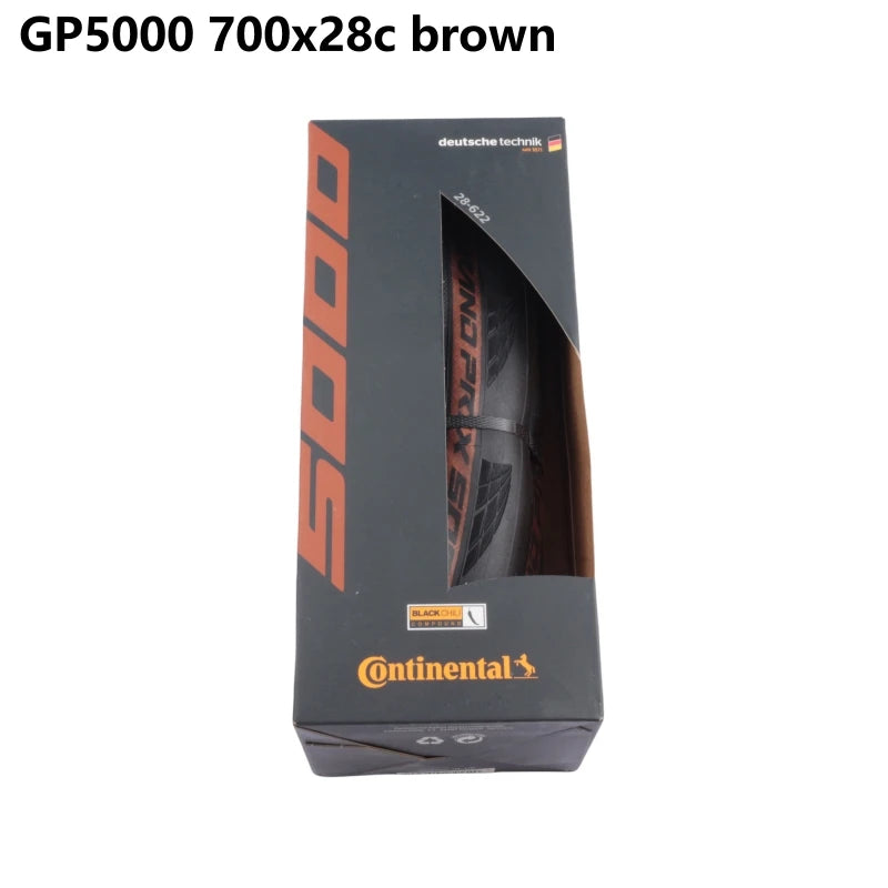 Continental Grand Prix 5000 Road Bike Tire – 700C, 700x25c, 700x23c, 700x28c, 700x32c Folding Black Tire