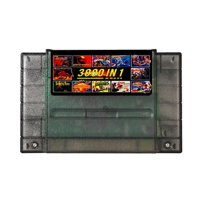 SNES 3000-in-1 Game Cartridge – 8GB TF Card SFC/Super Famicom V12 Retro Game Collection for US Console Accessories