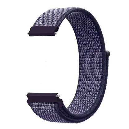 22mm Sport Nylon Loop Watch Band – Breathable Replacement Wristband for NORTH EDGE APACHE-46 Smartwatch, Durable Adjustable Strap