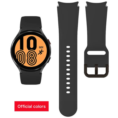 Samsung Galaxy Watch Silicone Band - 20mm Replacement Strap for Galaxy Watch 4, 5, 6, 5 Pro and 6 Classic 40mm–47mm Models