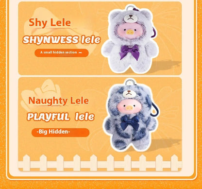 Blind Box Lulu Pig Vinyl Plush – Retro Teddy Series Cute Bag & Desktop Decoration Gift