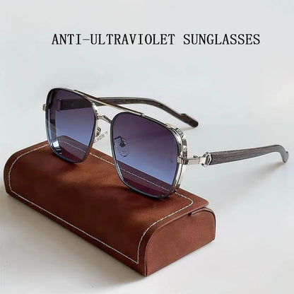 2023 Trendy Sunglasses for Men & Women – Square, Luxe Vintage Retro Steampunk Fashion Glasses, Gafas De Sol Hombre
