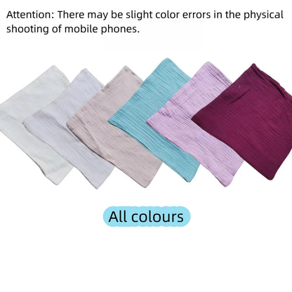 TDHD 5PCS Baby Towels – Soft Cotton Muslin Squares for Newborns, Infant Hand, Bath, Shower, and Face Use