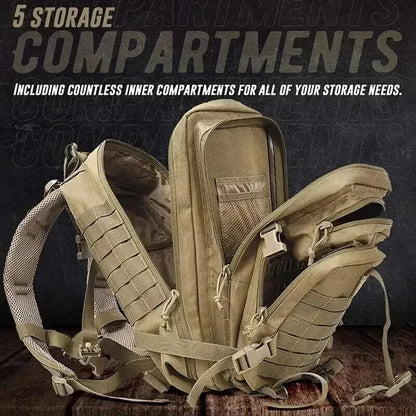 Big Capacity Men's Hiking Backpack | Army Tactical Camouflage Travel Outdoor Backpack | Military Gear