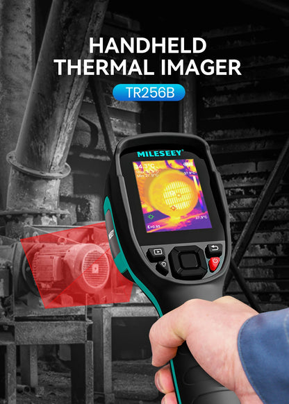 EMILESEEY TR256E/B Thermal Imager Camera 256x192 - Infrared Temperature Meter for PCB and Pipeline Repair Detection