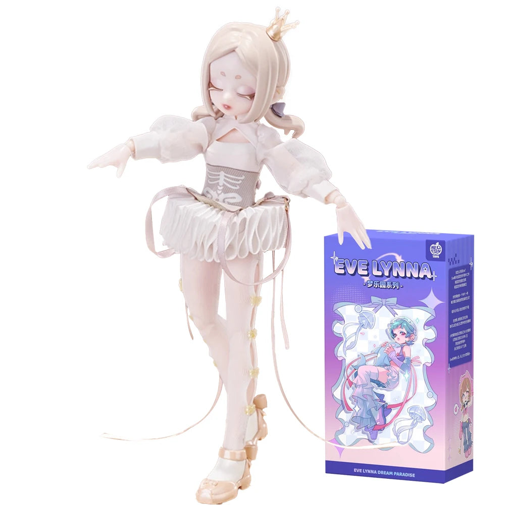 Eve Lynna Dream Park Series BJD Movable Doll – Kawaii Blind Box Anime Figurine, Trendy Surprise Toy Gift for Boys & Girls