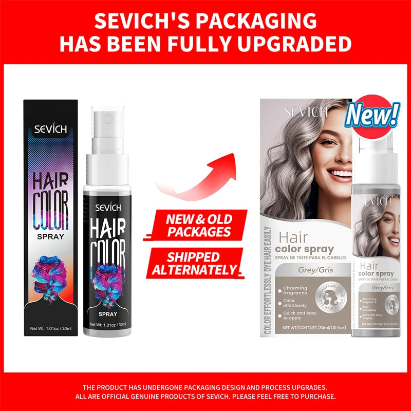 Temporary Hair Color Spray – 30ml DIY Hair Dye for Halloween, Parties & Instant Styling