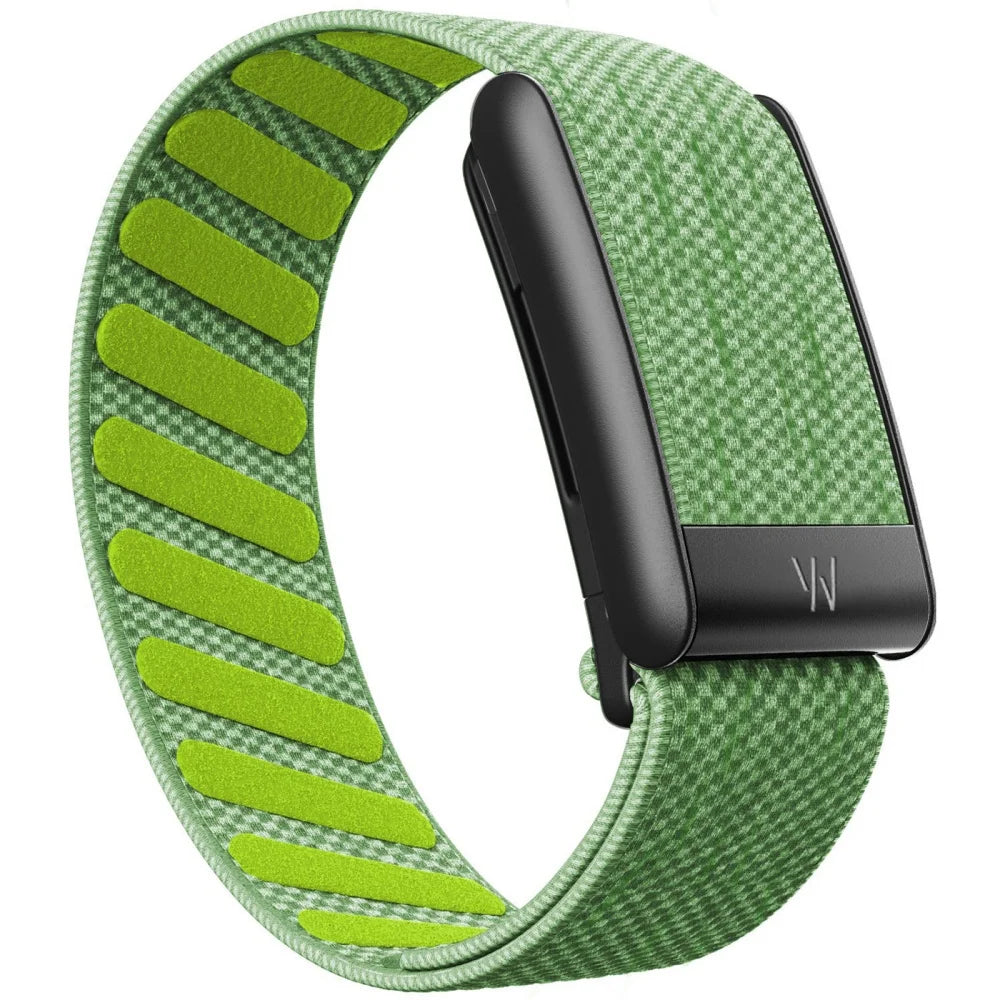 Whoop 5.0 Compatible Nylon Wristband - Black, Silver & Gold Woven Elastic Sports Replacement Strap