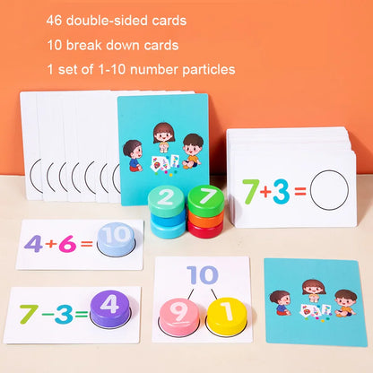 Children's Math Early Education Toy – Number Cognition & Mathematical Operations Learning Aids
