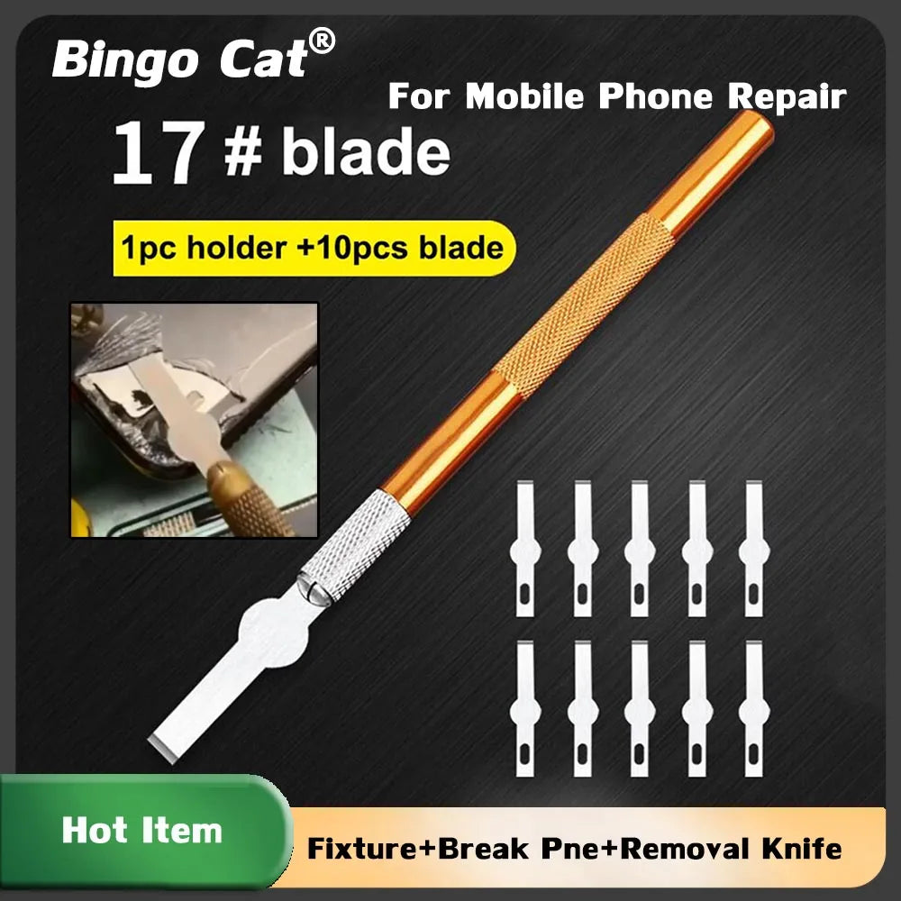 Back Cover Glass Remover Tool Kit for iPhone 15, 14, 13, 12, 11 Pro Max – Phone Repair Rear Housing Glass & Glue Removal