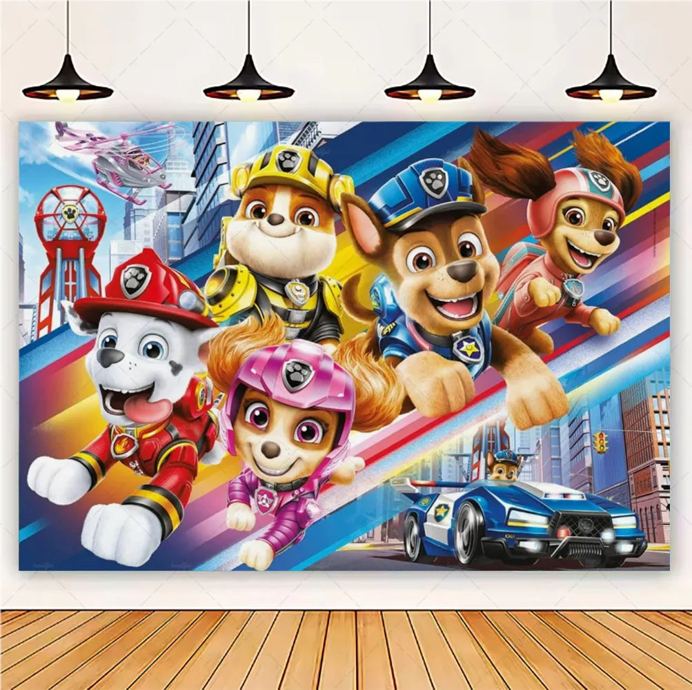 PAW Patrol Skye Pink Birthday Party Decorations Set – Foil Balloon Backdrop, Disposable Tableware & Baby Shower Supplies for Girls Kids Gifts