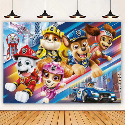 PAW Patrol Skye Pink Birthday Party Decorations Set – Foil Balloon Backdrop, Disposable Tableware & Baby Shower Supplies for Girls Kids Gifts