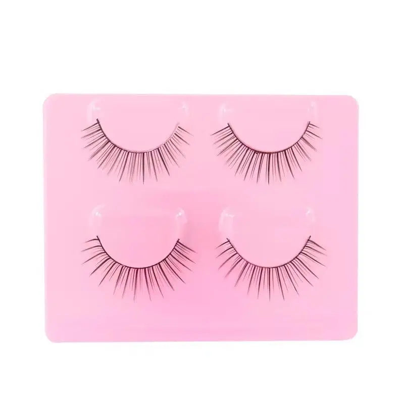 2/10 Pairs 3D Mink Russian Strip False Eyelashes – Dramatic Fake Lash Extensions for Makeup