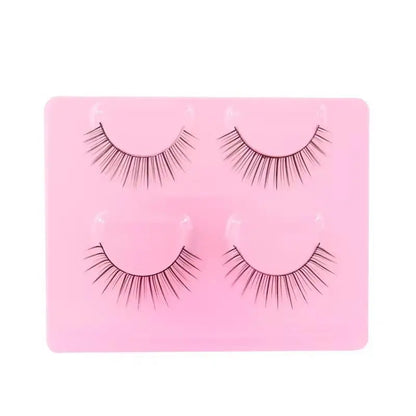 2/10 Pairs 3D Mink Russian Strip False Eyelashes – Dramatic Fake Lash Extensions for Makeup
