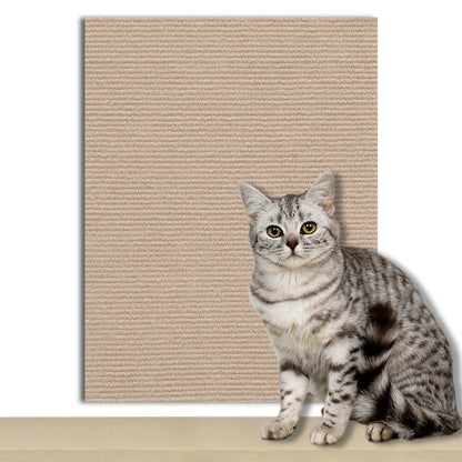 Self-Adhesive Carpet Cat Scratch Board – DIY Wall & Sofa Protection, Anti-Scratch Paws Sharpening for Cats