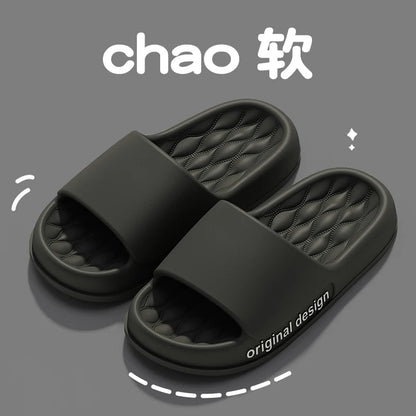 Men’s Summer Cloud Slippers – Soft Non-Slip Sole Sandals for Home, Beach, Indoor & Outdoor Casual Wear