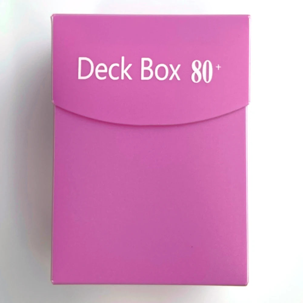 TCG Card Deck Box - 80+ Cards Storage Case Organizer for Magic, Pokémon & Yu-Gi-Oh Collections