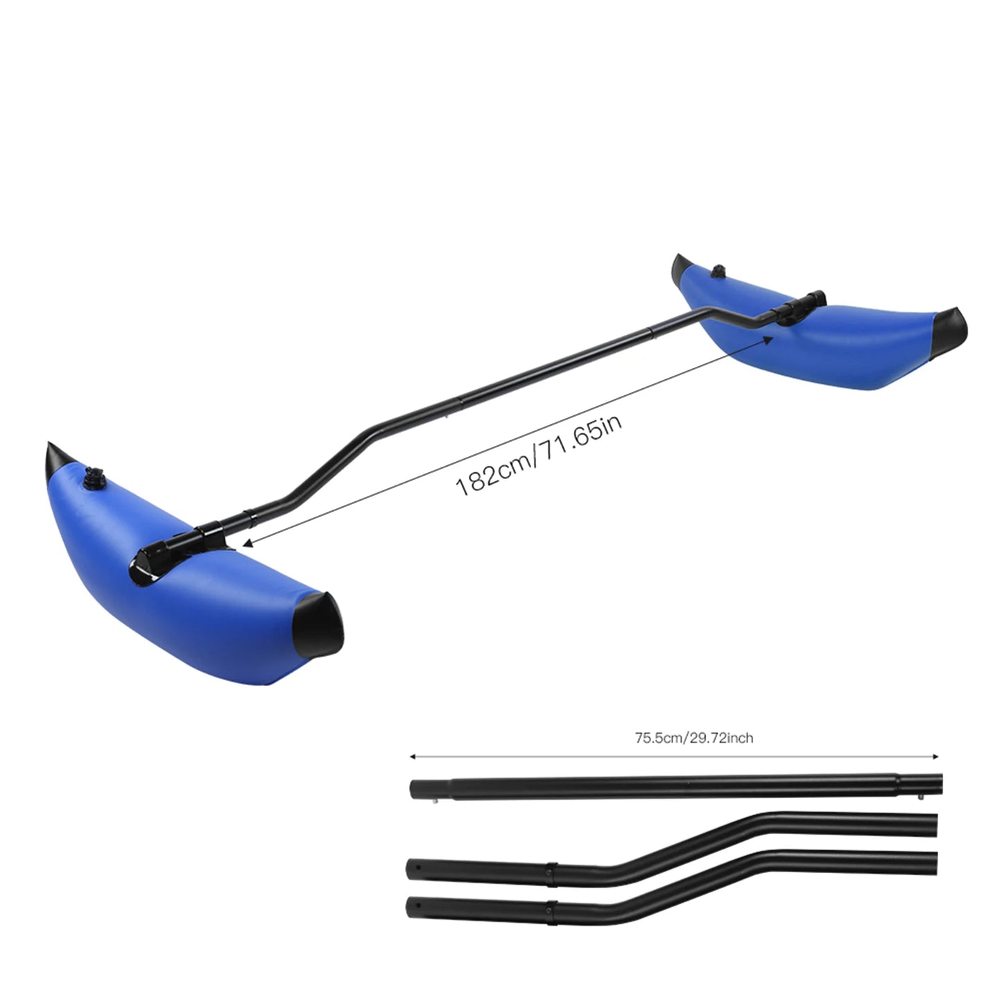 Inflatable Kayak Stabilizer — PVC Canoe Outrigger Kit for Floating, Balancing & Boat Accessories