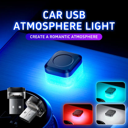 Mini USB LED Atmosphere Light - Smart Car Interior Lighting, Laptop Keyboard Night Decoration Light, DC 5V