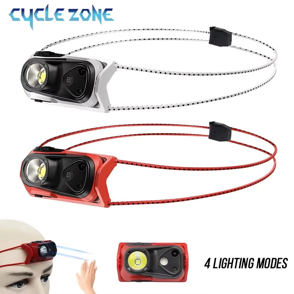 XPG Portable LED Headlamp - USB Rechargeable Mini Flashlight with 4 Modes for Work, Hiking & Outdoor Use