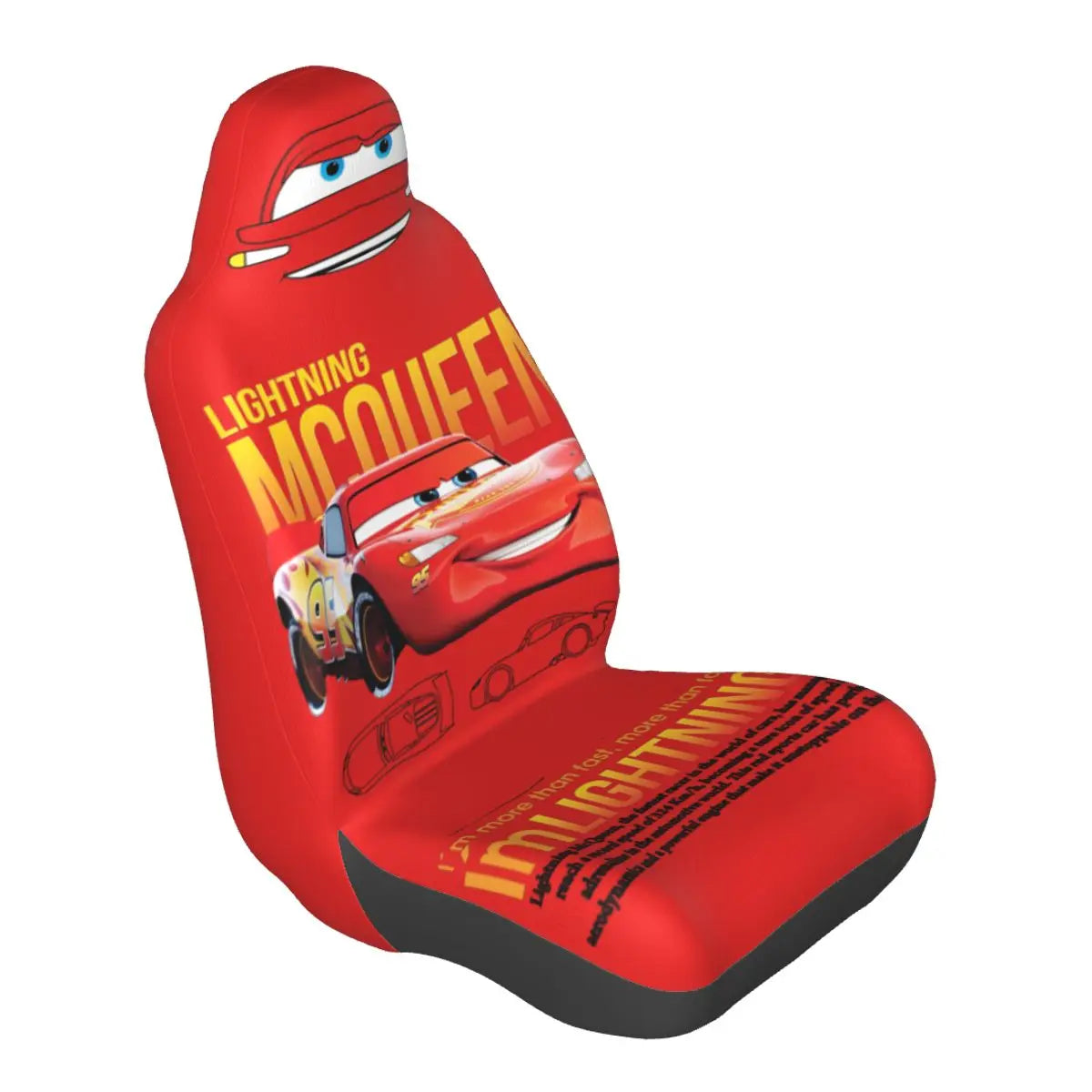 Sally Lightning McQueen 95 Car Seat Cover – Durable 1-Piece Universal Fit for Trucks, Cars & Sedans