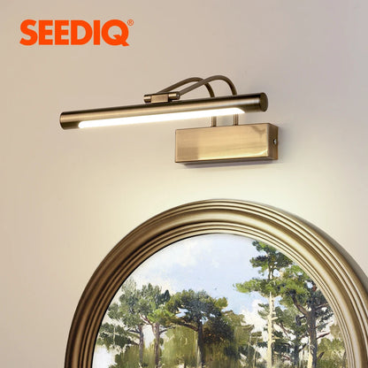 LED Bathroom Wall Light – Black Copper 8W Modern Wall Sconce AC85-265V Interior Picture Lamp