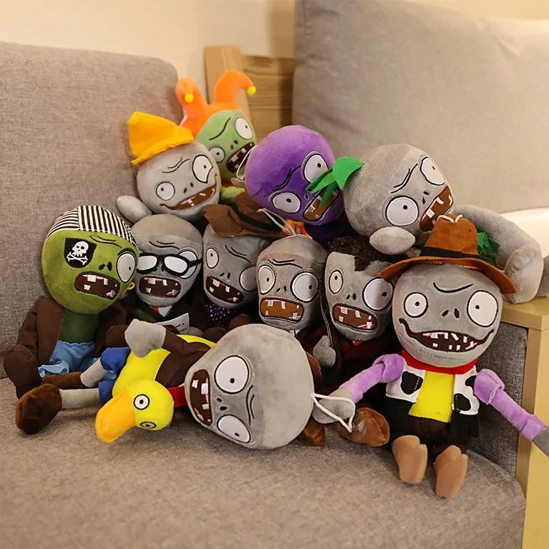 Plants vs Zombies 2 Plush Toys — Peashooter & Sunflower Stuffed Dolls Anime PVZ Gift for Kids