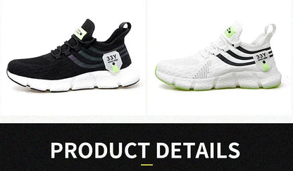 2024 Men's Breathable Sneakers – Comfortable Casual Running & Tennis Shoes for Summer