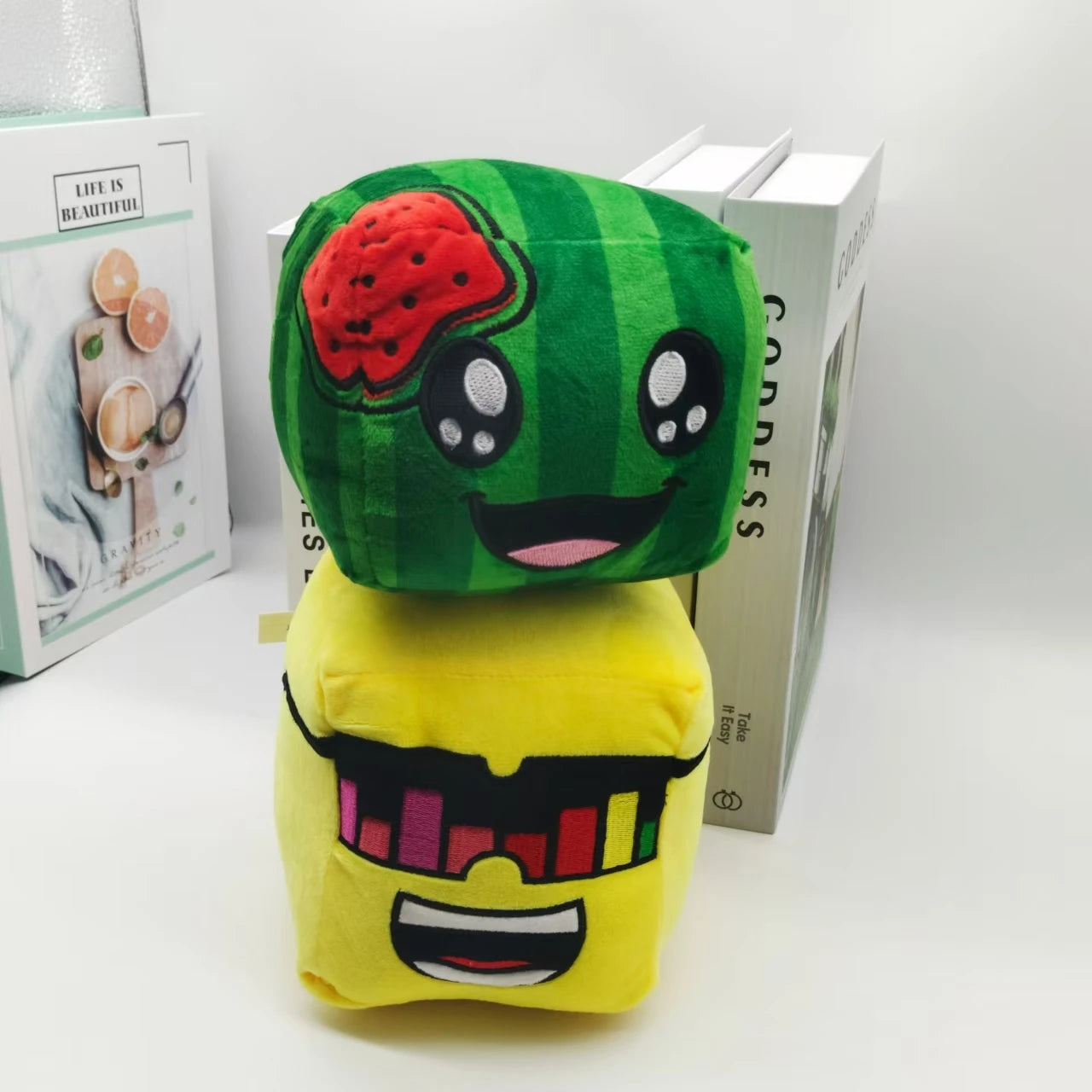 Sunny & Melon Plush Toy — Cute Cartoon Anime Stuffed Doll, Soft Toy for Kids, Adults & Room Decoration, Perfect Birthday Gift