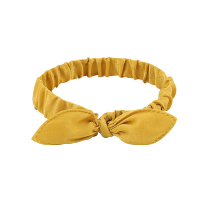 Vintage Boho Suede Headbands for Women – Soft Solid Print Cross Knot Elastic Hairbands & Bandanas for Girls